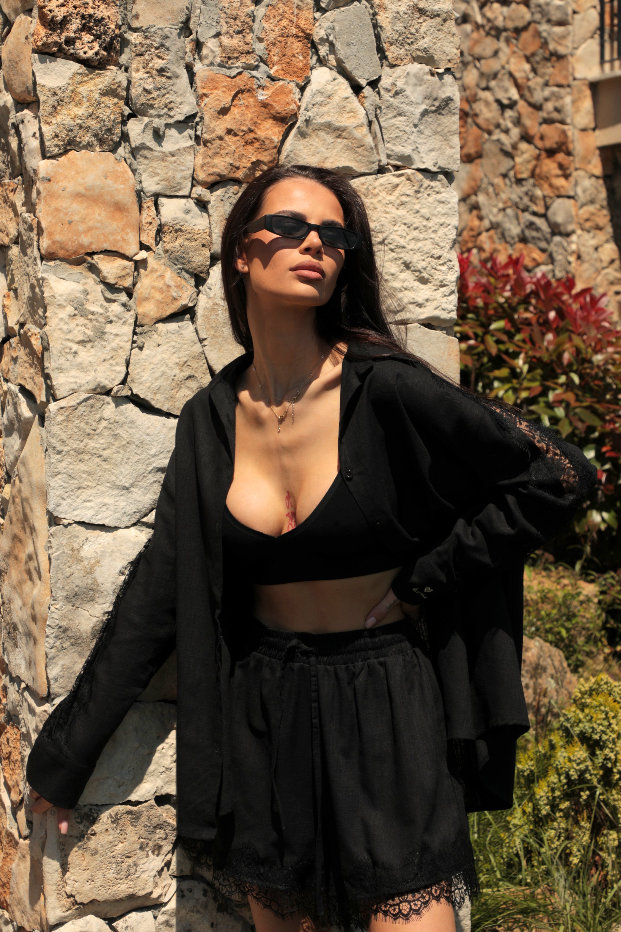 Set atingere de in / Negru