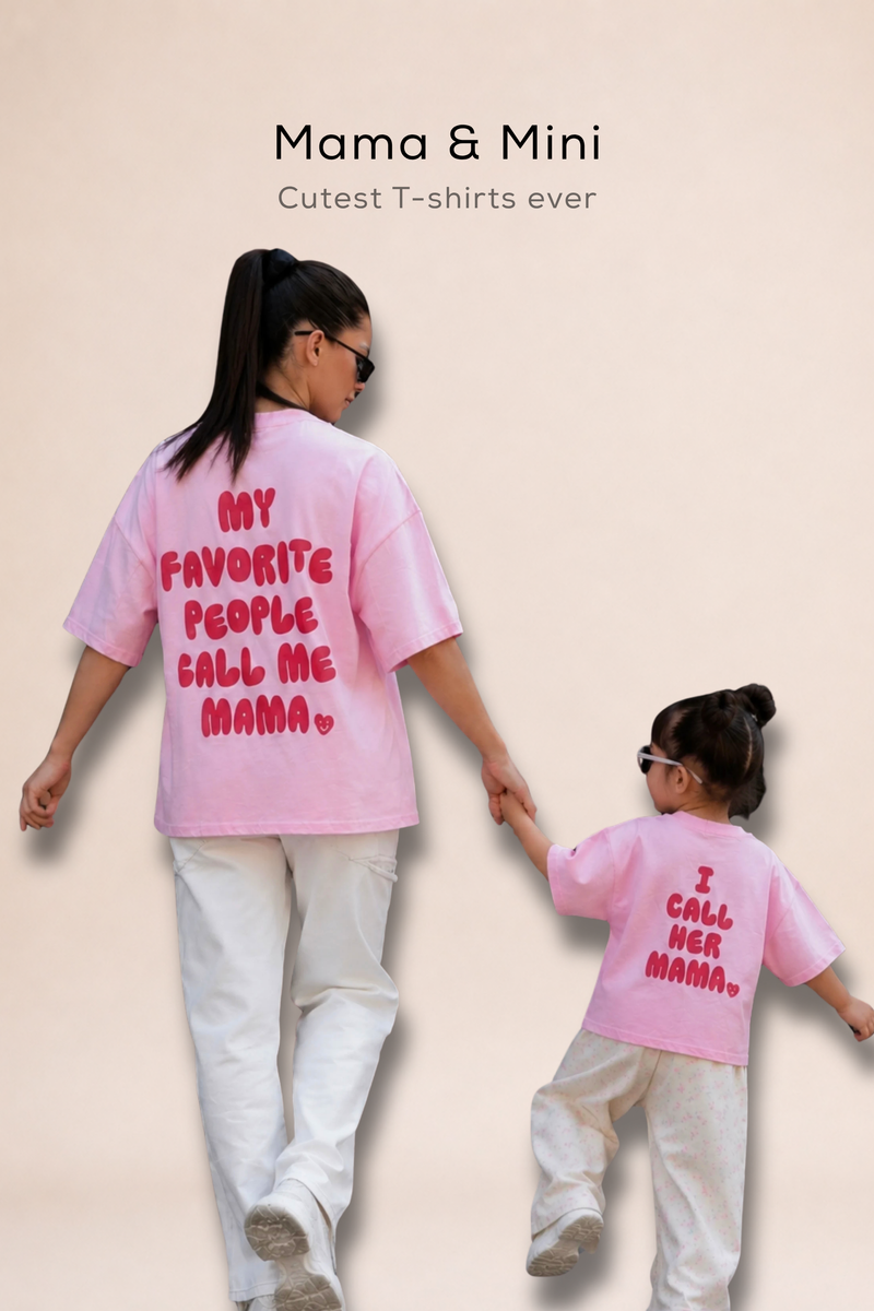Tricou MAMA + Tricou Copii I call her mama