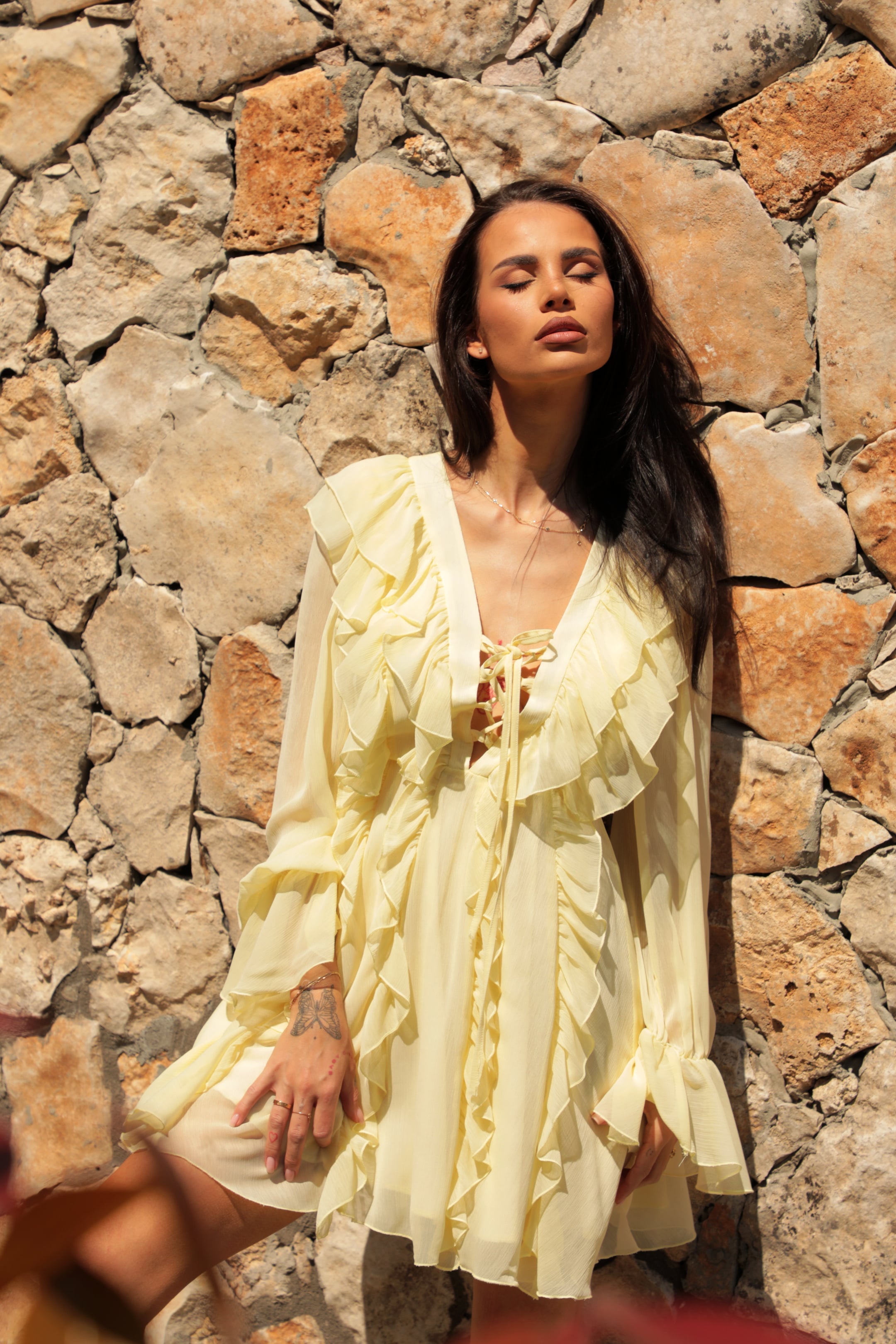 Rochie Magnetic / Galben de unt