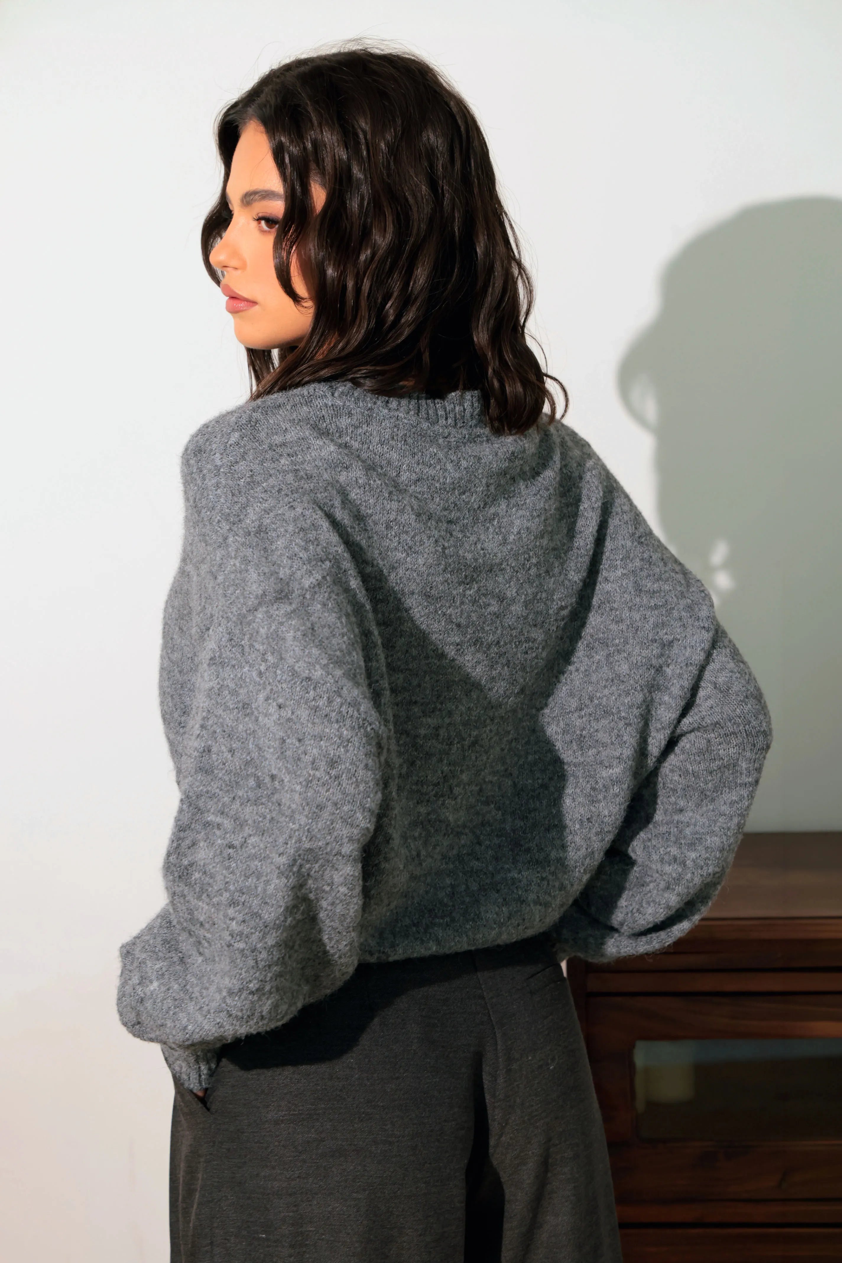 Pulover No plans / Grey Melange