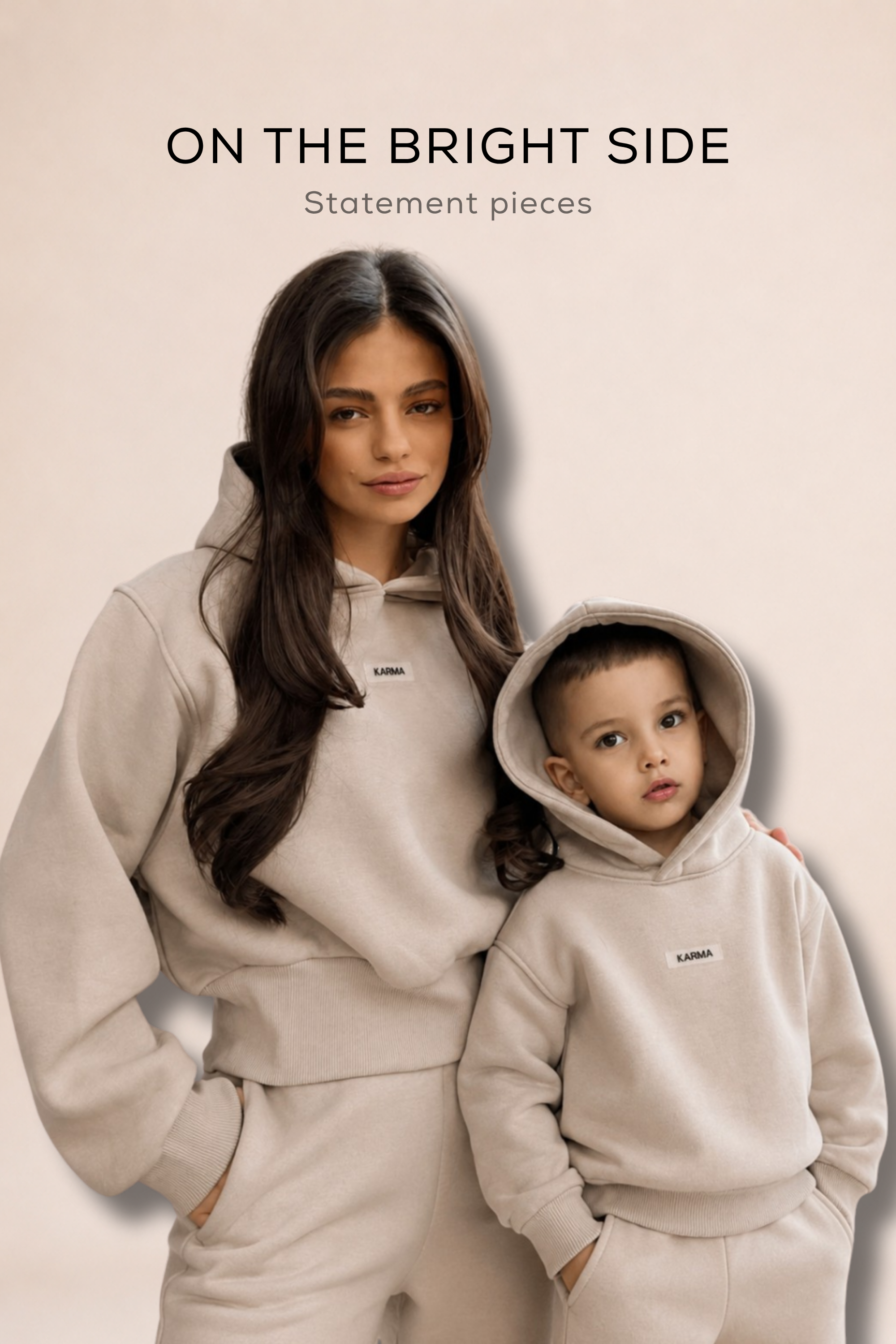 Set vătuit de damă Relaxed Fit + Set vătuit de copii Relaxed Fit / Savannah