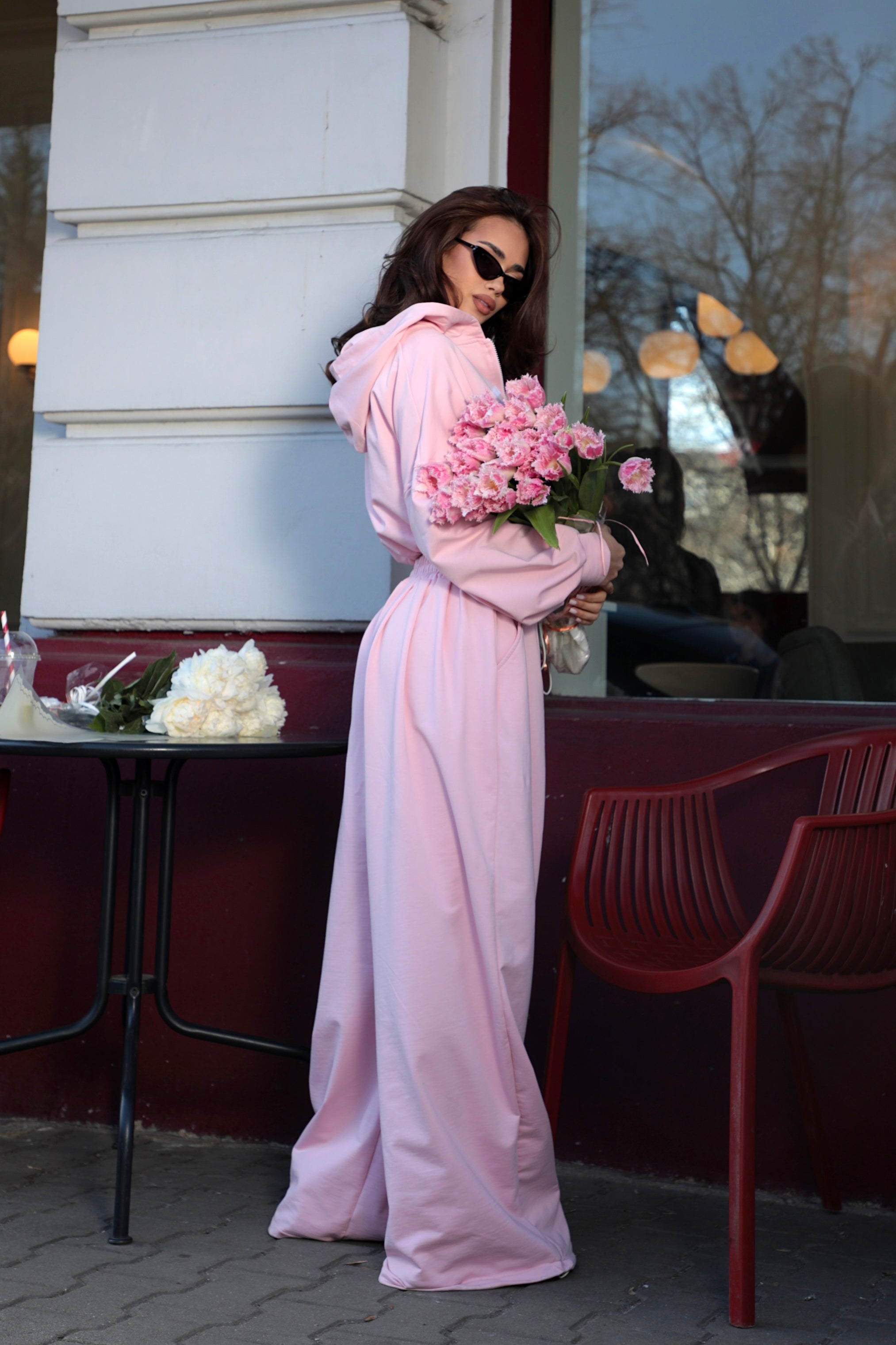 Set 2 bucăți Effortless / Baby Pink