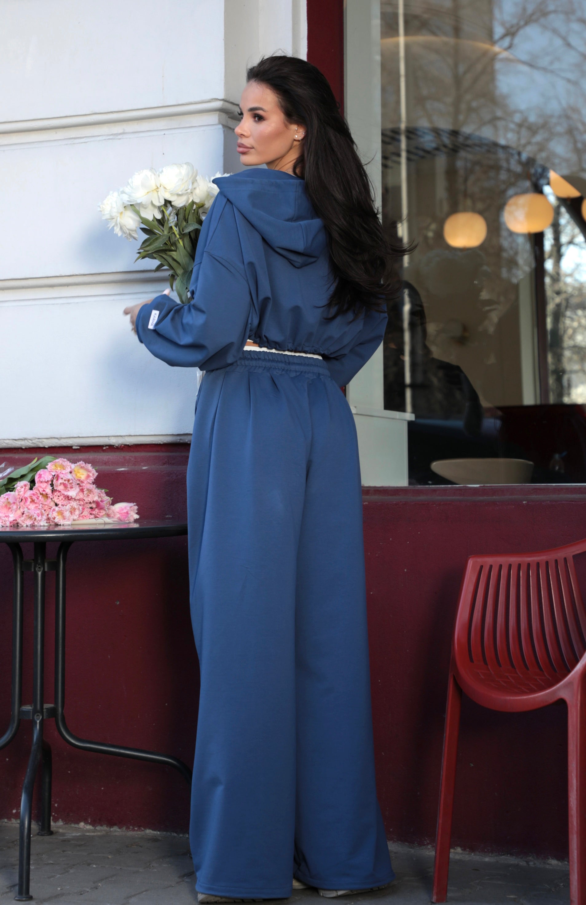 Set 2 bucăți Effortless / Albastru Navy