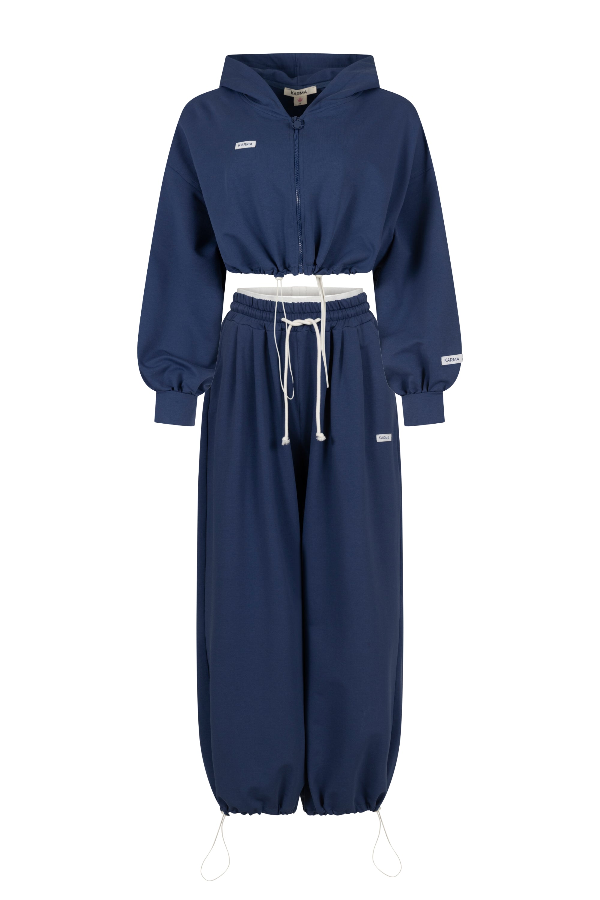 Set 2 bucăți Effortless / Albastru navy