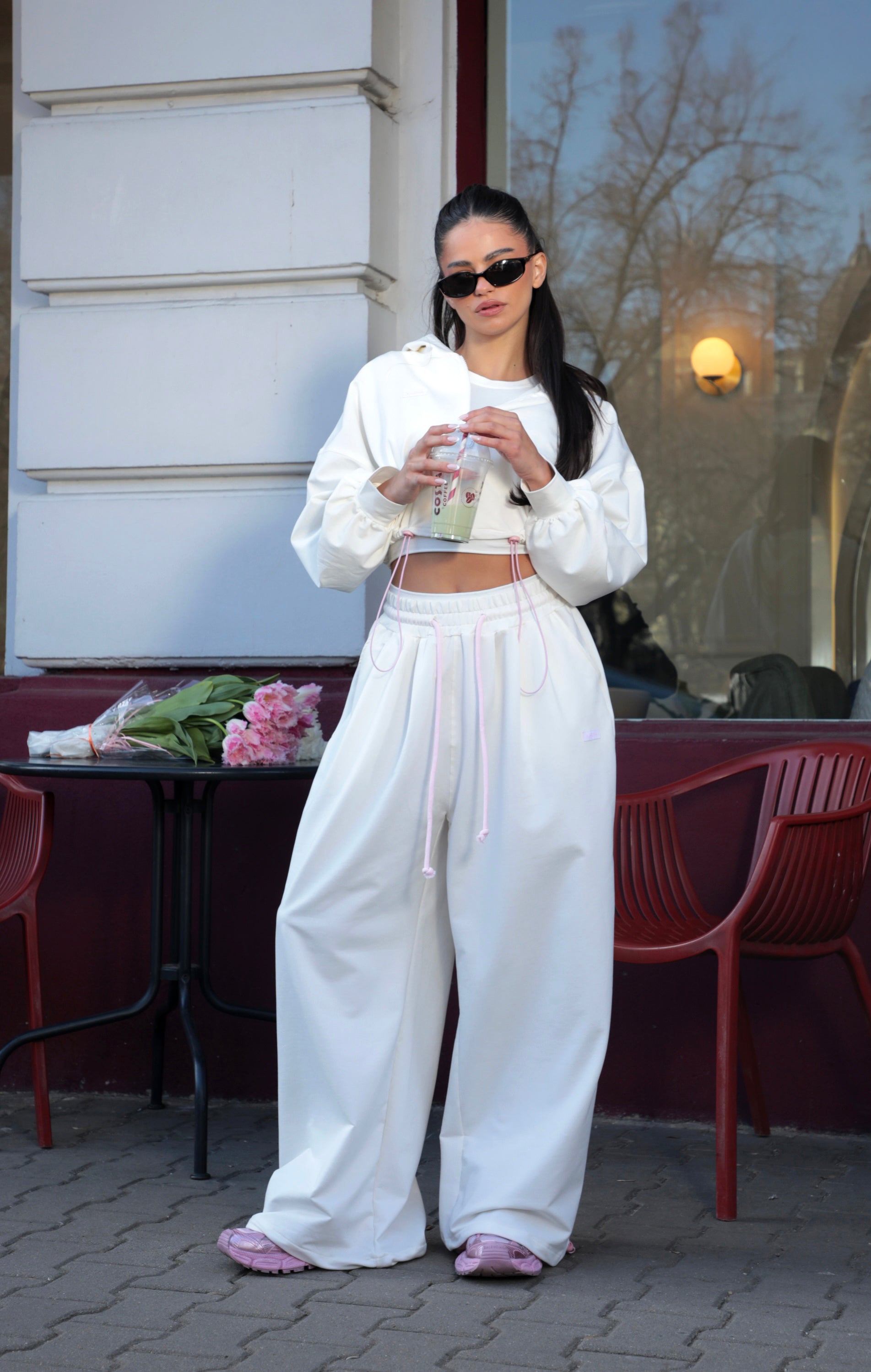 Set de 2 piese Effortless / Pearl White