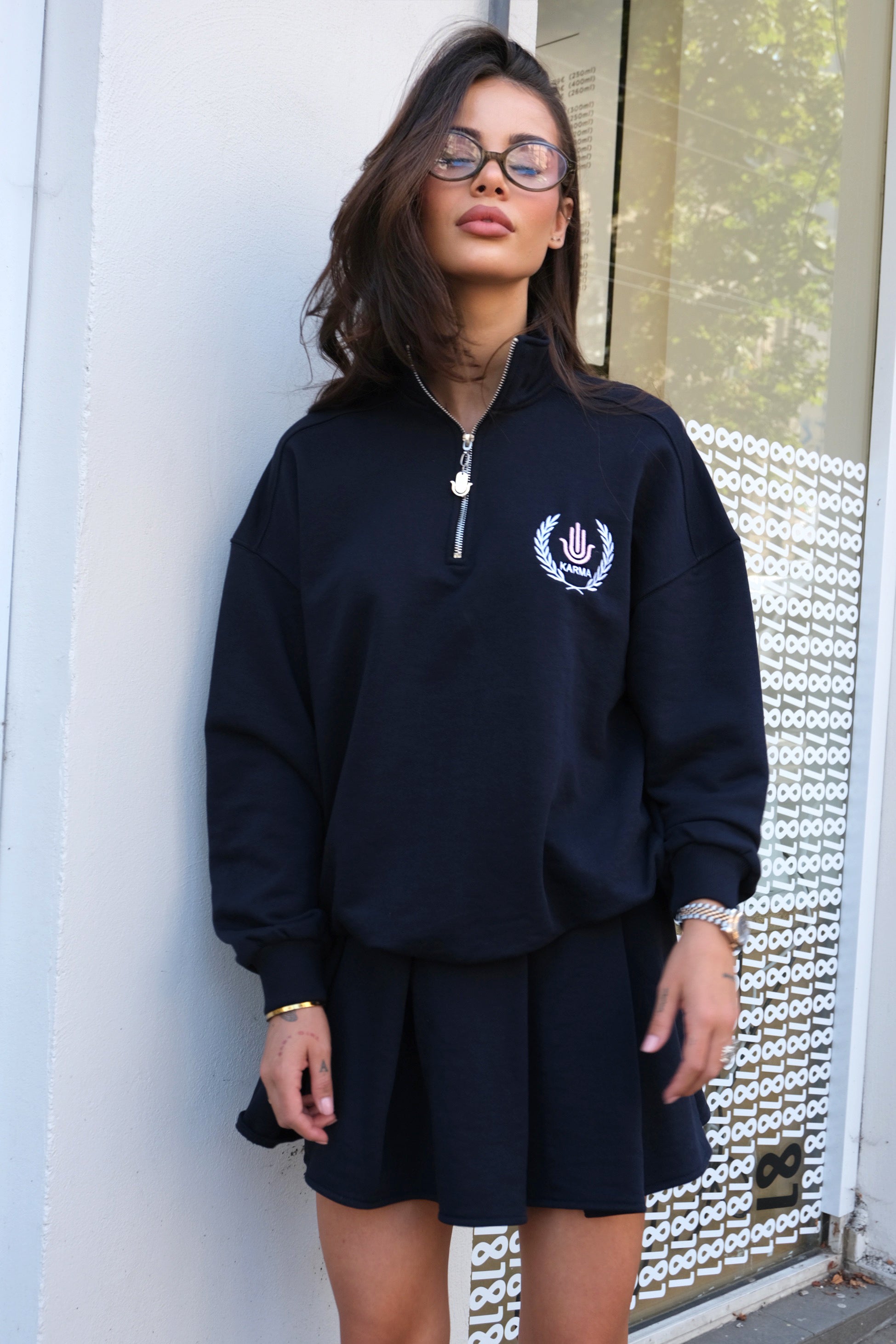 Set Say Yes / Albastru navy închis