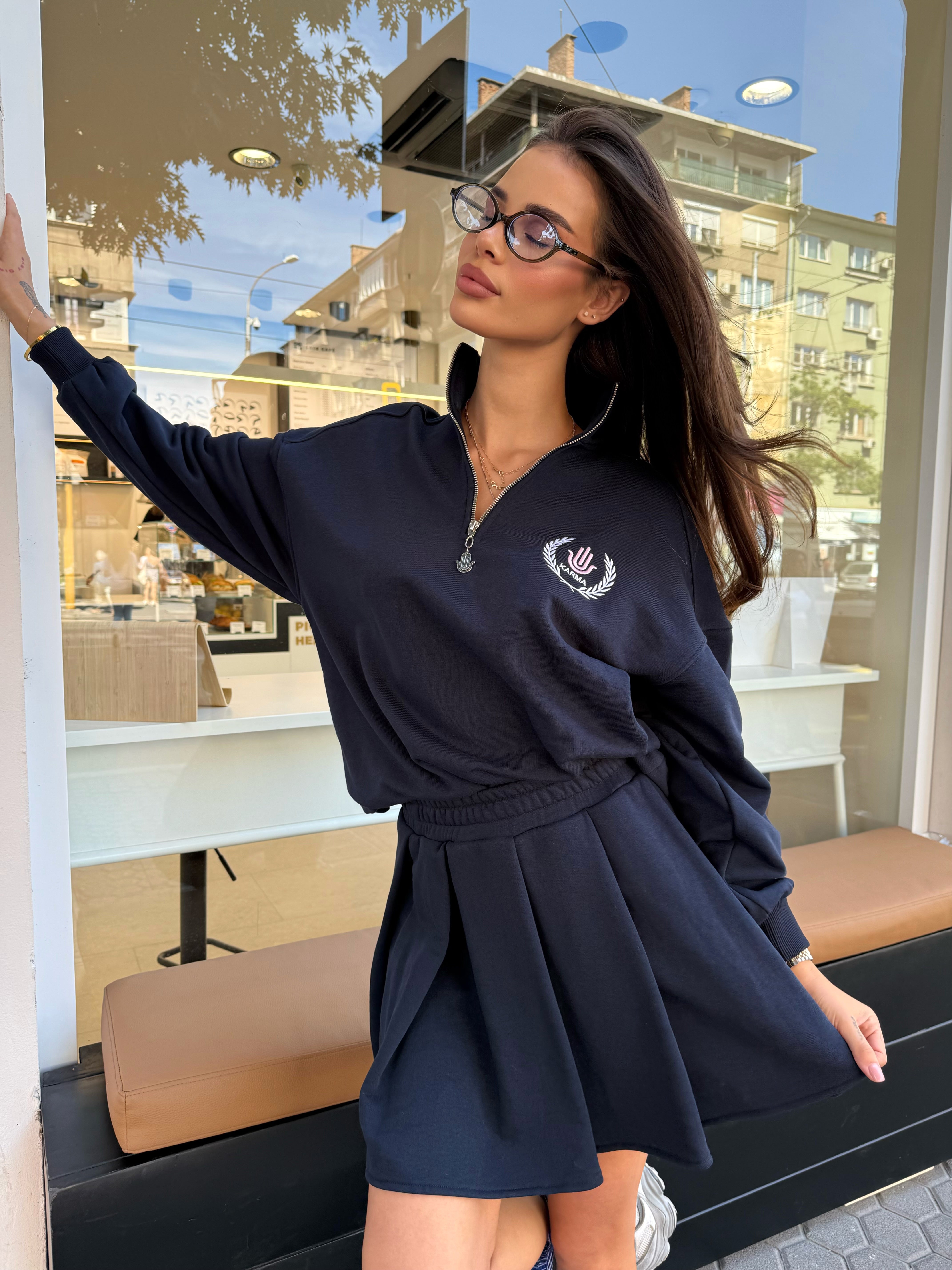 Set Say Yes / Albastru Navy Închis