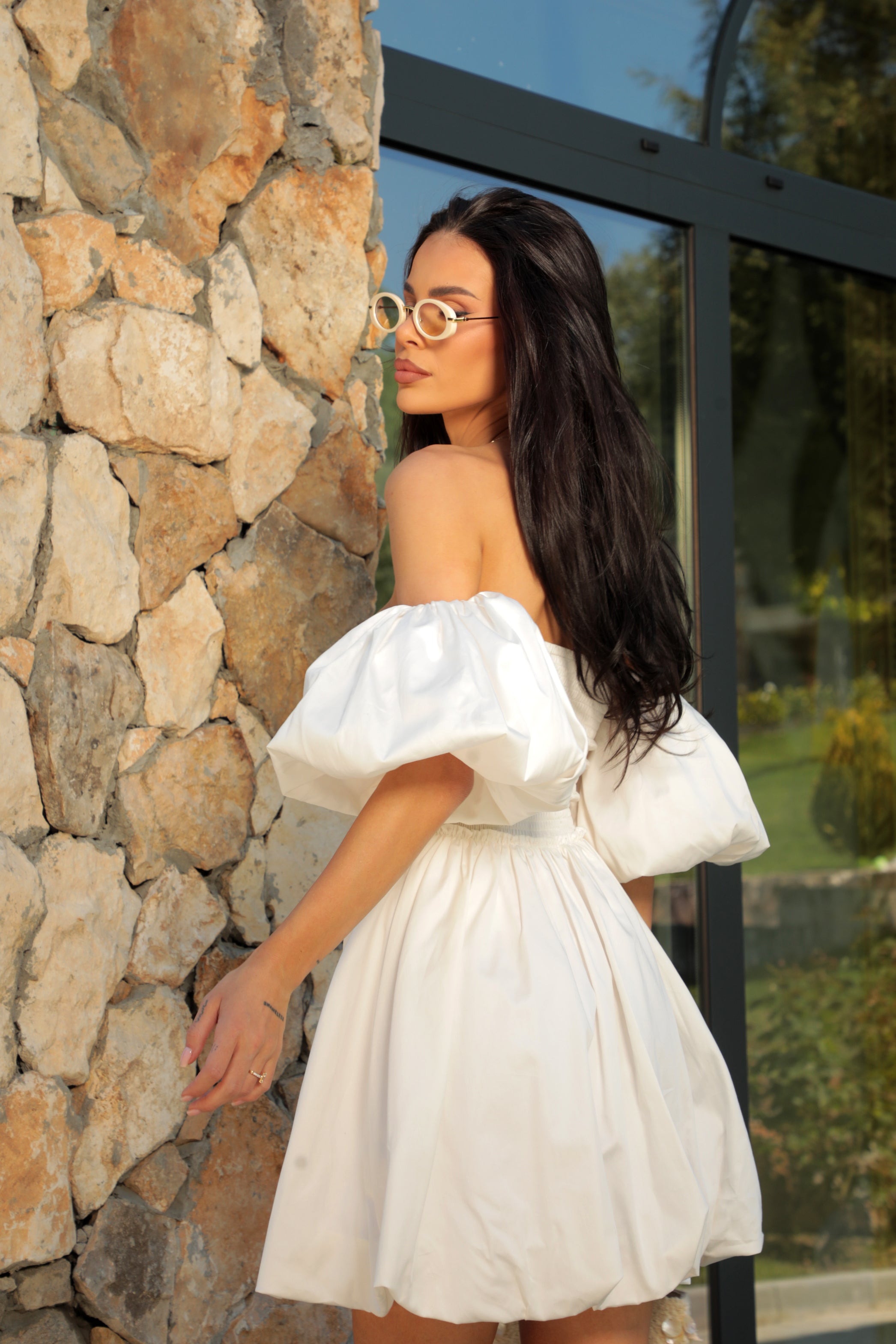 Rochie So Cute / Alb