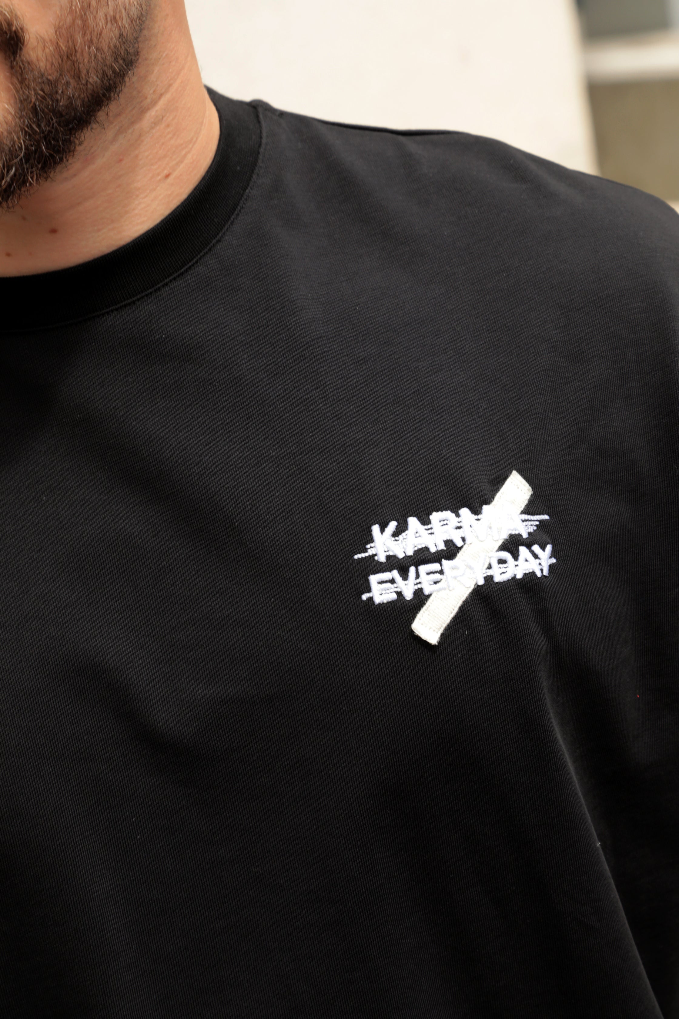 Tricou de zi cu zi / Negru
