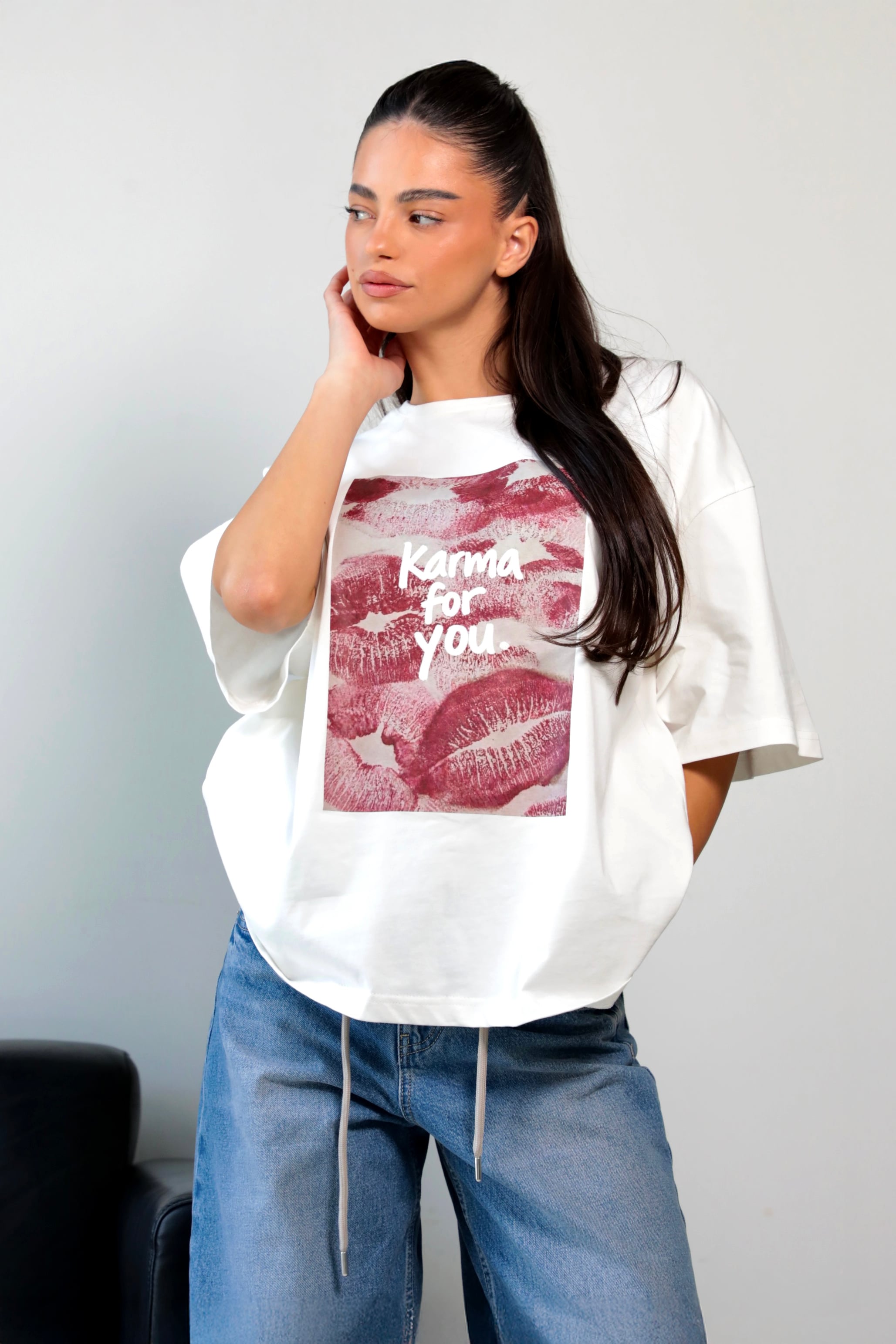 T-shirt PENTRU TINE / Alb