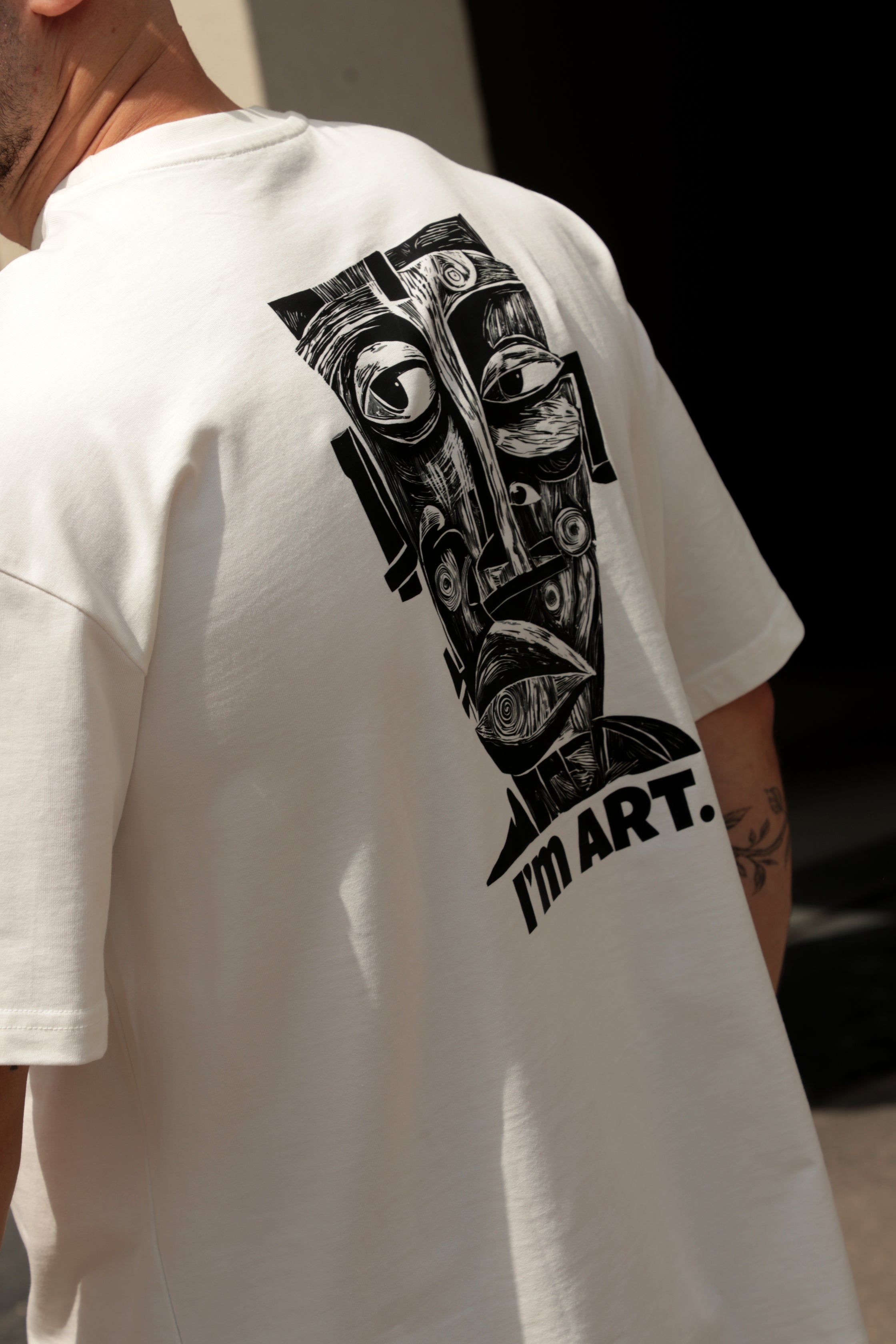 Tricou I’m ART / Alb