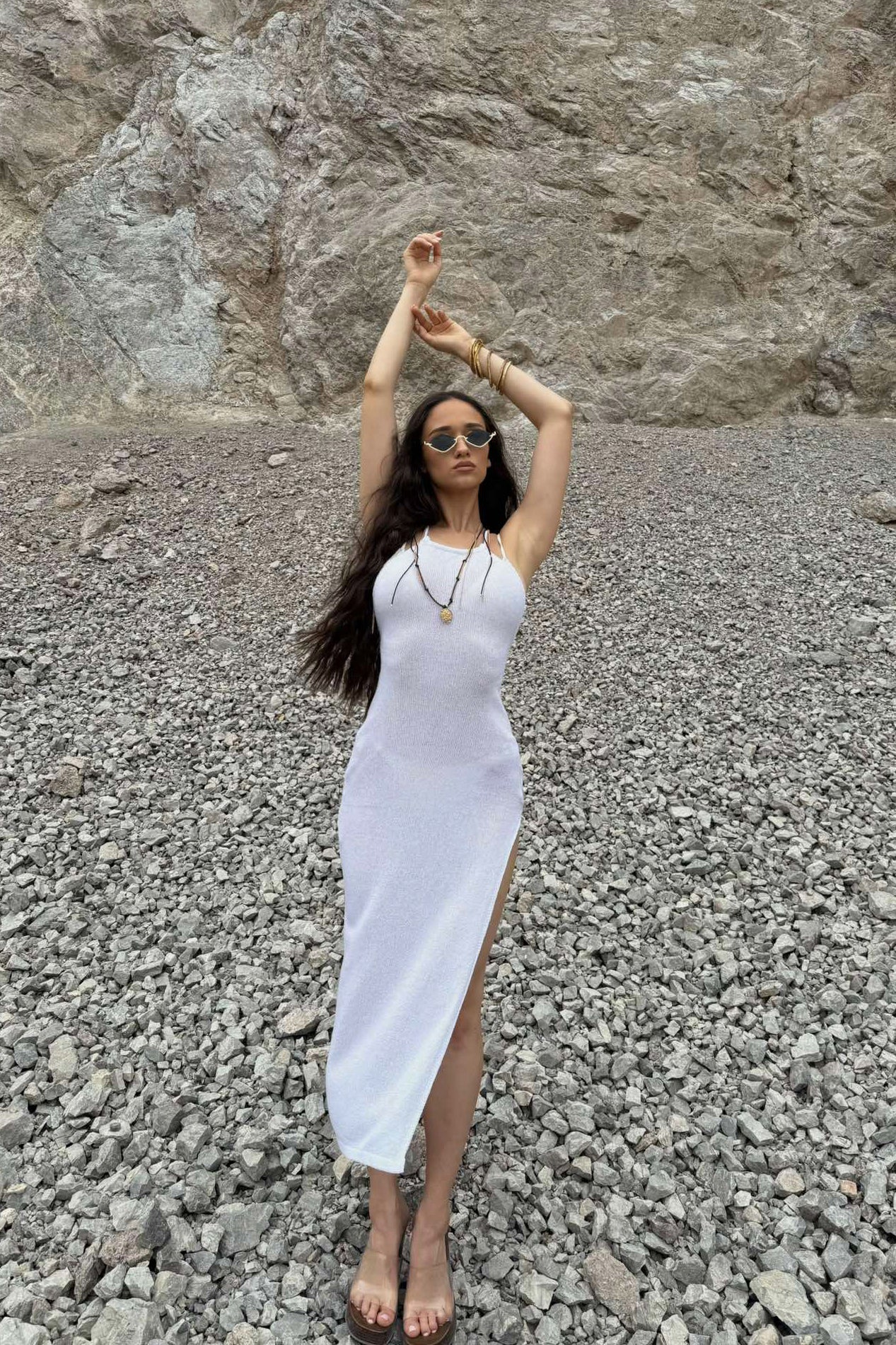 Rochie de plajă Life Lately / Alb